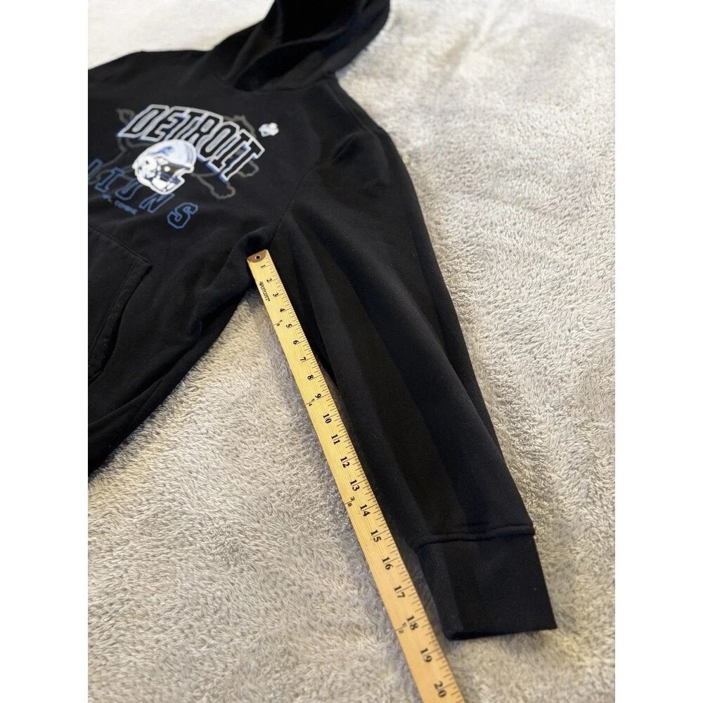 Detroit Lions SWEATSHIRT Hoodie BLACK Combine Training NFL Team Apparel Mens XL